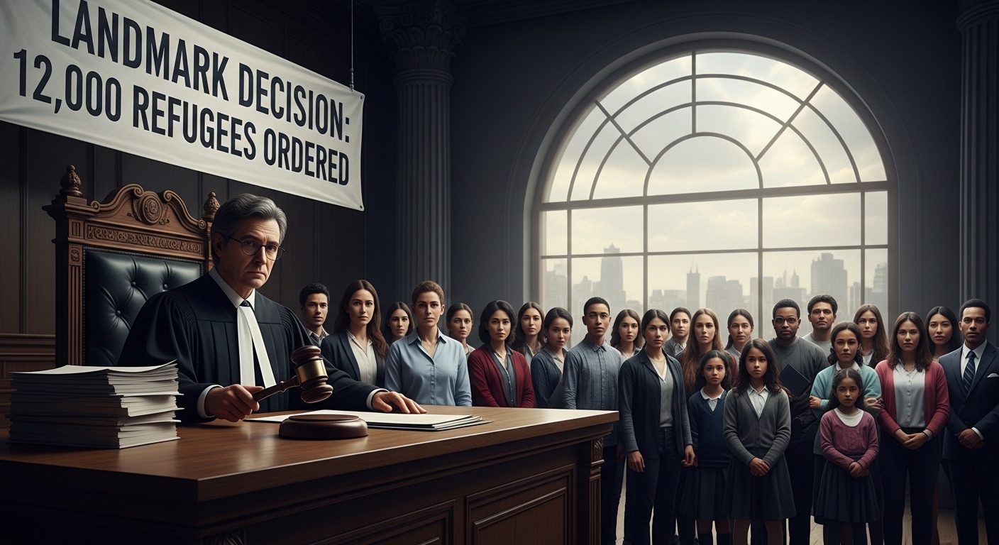 Judge Orders 12000 Refugees